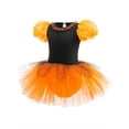 thumbnail image 4 of ATAIKU 3-8Y Kids Girls Princess Ballet Dress Short Sleeve Leotards Skirted Tutu Dancewear Halloween Christmas Party Dresses, 4 of 12