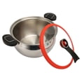 thumbnail image 1 of 7L Kitchen Micro Pressure Cooker, Stainless Steel, Convenient and Practical, Lid Design, Safety and Practical, for Induction Cooker Gas Range, 1 of 7