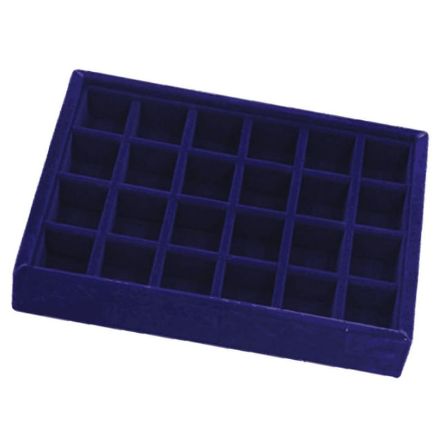 Milaget Soft Velvet Stackable Jewelry Display Trays Showcase Jewellery Organizer Storage 3