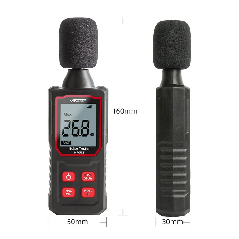 Sound Level Meter,Nf-562 Handheld Noise Tester Sound Meter Decibel