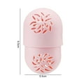 thumbnail image 6 of huanledash Beauty Egg Box Hollow Out Breathable Damp-proof Separate Design Dustproof Portable Quick-drying Beauty Sponge Storage Box Makeup Supplies, 6 of 7