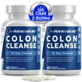 thumbnail image 1 of Colon Cleanse and Detox Quick Detox Colon Cleanser - Eliminate Toxins With Effective Total Detox Cleanse and Boost Energy with Advanced Colon Cleanse Gut Health Supplement - 120 Capsules - 2 Pack, 1 of 6