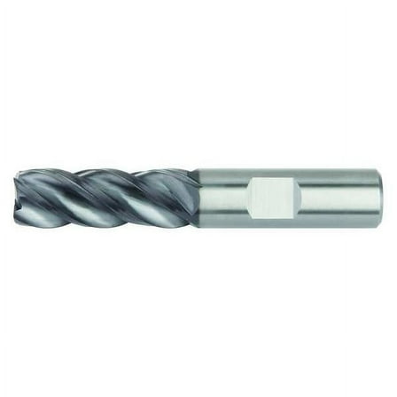 Widia Square End Mill, 0.5 in, Carbide 4V4513005SW