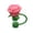 RD2, variant on 10mm Rose Flower Straw Covers for Stanley Cup,Silicone Cover Dust Proof Plugs Protector,Flower Straw Tips Drinking Dust Cap for 30&40 Oz Accessories
