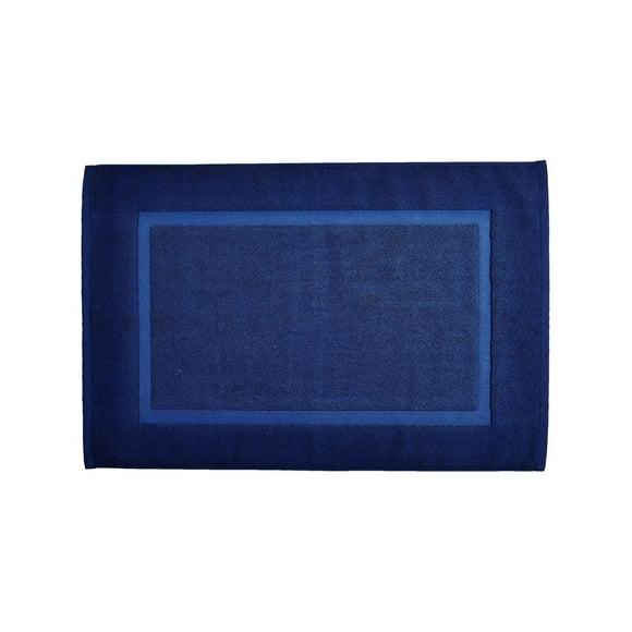 ADONIS Tapis de Bain 20 Pouces x 30 Pouces #7.00 Lb/dz Standard Éponge Pleine Grandeur 6/paquet Couleur : Marine