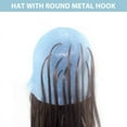 thumbnail image 2 of Reusable Salon Highlighting Dye Hair Coloring Frosting Cap with Metal Hook Blue, 2 of 8