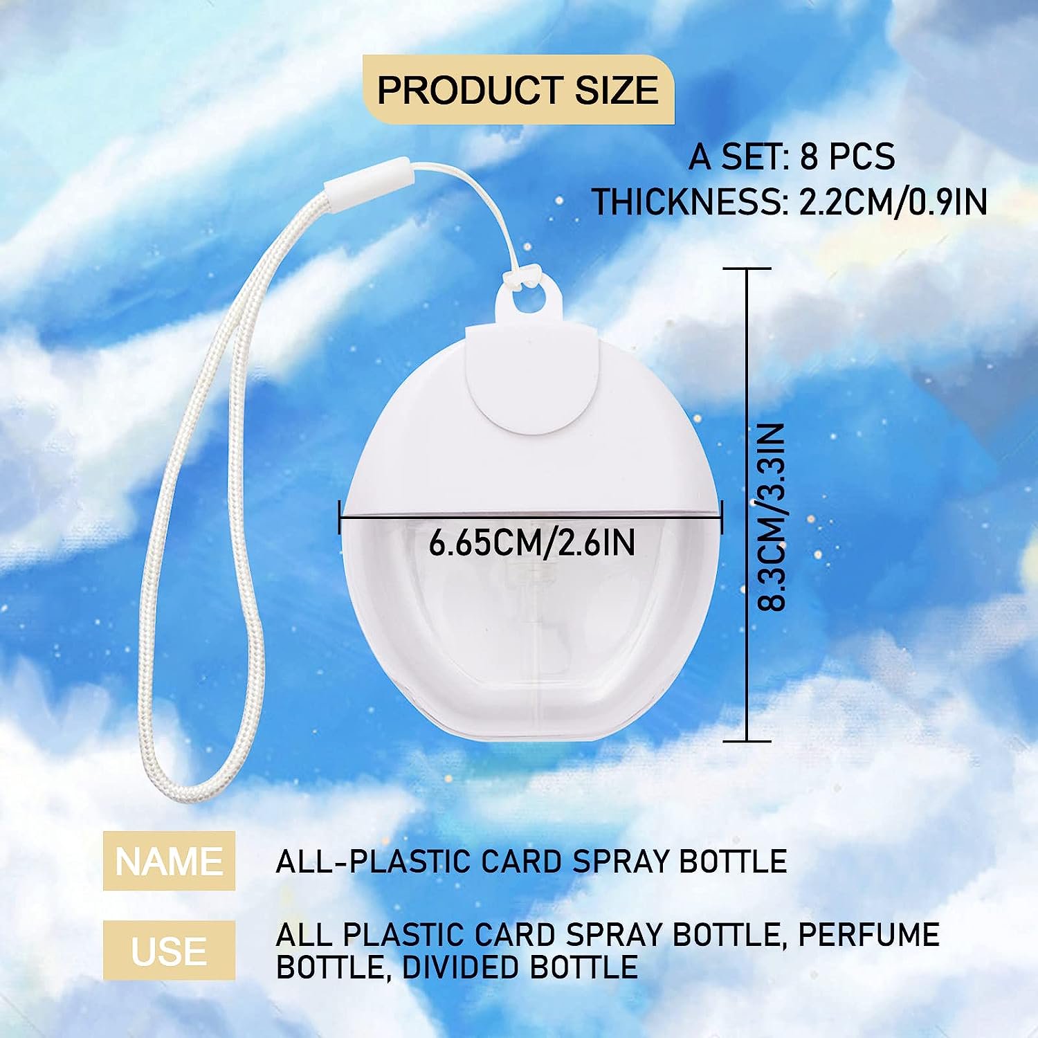 Lot De 3 Flacons Vaporisateurs 30ml Vides – Atomiseur Spray De Poche – Neuf