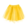 thumbnail image 4 of DHFJKG Tutu Mini Skirts Women Mesh Layered A Line Rave Party Elastic Waistband Solid Color Skirt Carnival Dance Versatile Skirt, 4 of 5