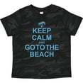 thumbnail image 3 of Inktastic Keep Calm Go to the Beach Boys or Girls Toddler T-Shirt, 3 of 5