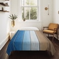 thumbnail image 4 of Blue Brown Tapestry for Bedroom Wall Hanging Tapestry, Gradient Wood Grain Farmhouse Country Ceiling Backdrop Tapestries Poster Blanket Wall Decor for Teens Room Living Room Dorm 59" x 79", 4 of 8