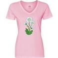 thumbnail image 3 of Inktastic Daisy Flower Women's V-Neck T-Shirt, 3 of 5