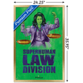 thumbnail image 3 of Marvel She-Hulk - Super-Human Law Division Wall Poster, 22.375" x 34" Framed, 3 of 5