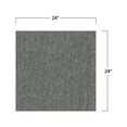 thumbnail image 3 of Mohawk Basics 24" x 24" Carpet Tile with EnviroStrand™ PET Fiber in Iron (96 sq ft per carton), 3 of 9