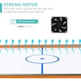 thumbnail image 4 of HWong 40in Portable Tabletop Air Hockey Arcade Table for Game Room w/ 100V Motor, Electric Fan, 2 Strikers, 2 Pucks, 4 of 7