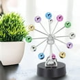 thumbnail image 6 of Ymiko Plastic Revolving Ball Rotation Perpetual Motion Home Table Decoration Model for Home Office, 6 of 8