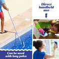 thumbnail image 2 of Corner and Step Pool Round Brush, Pool Step and Corner Brush, 180 Degree Rotation Handle Scrub Brush for Ground Swimming Pools, Spas, Hot Tubs, 1-1/4 Pole Connection (1 Piece), 2 of 5