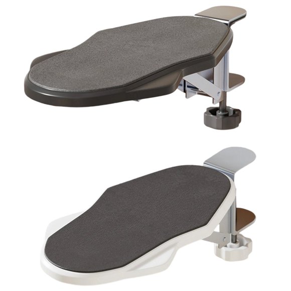 Soporte de Brazo para Computadora de 2 Piezas, Apto para Escritorio de Oficina, Ajustable para Girar la Bandeja de Soporte de Muñeca para Uso Doméstico