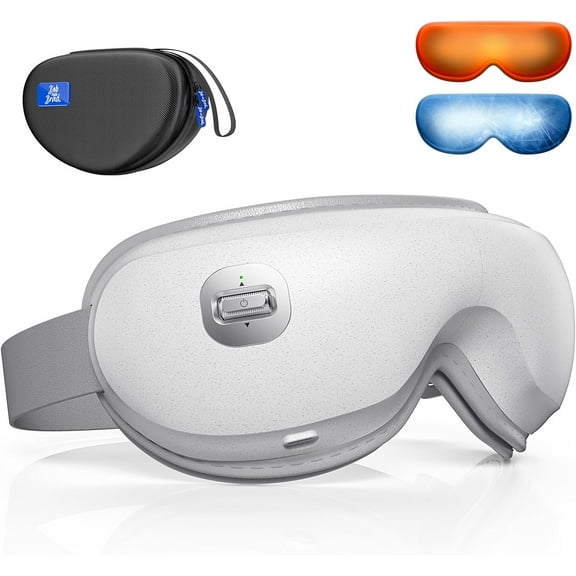 Bob and Brad Zero Pro Eye Massager with Heat and Cooling with Scroll Button Lightweight Eye Mask for Migraine Dry Eyes Relief,FSA HSA Eligible, Idea Gift