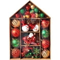thumbnail image 2 of 70Pcs Christmas Tree Ornament Set Christmas Ball Ornament Hanging Christmas Tree Baubles Reusable  Tree Ornament Christmas Tree Decoration for Holiday Christmas, 2 of 11