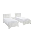 thumbnail image 3 of Home Styles Naples Two Twin Beds 3 Piece Bedroom Set in White, 3 of 3