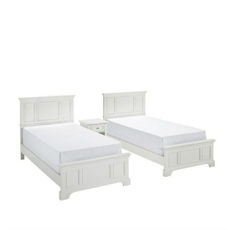 Home Styles Naples Two Twin Beds 3, Two Twin Bed Bedroom Sets