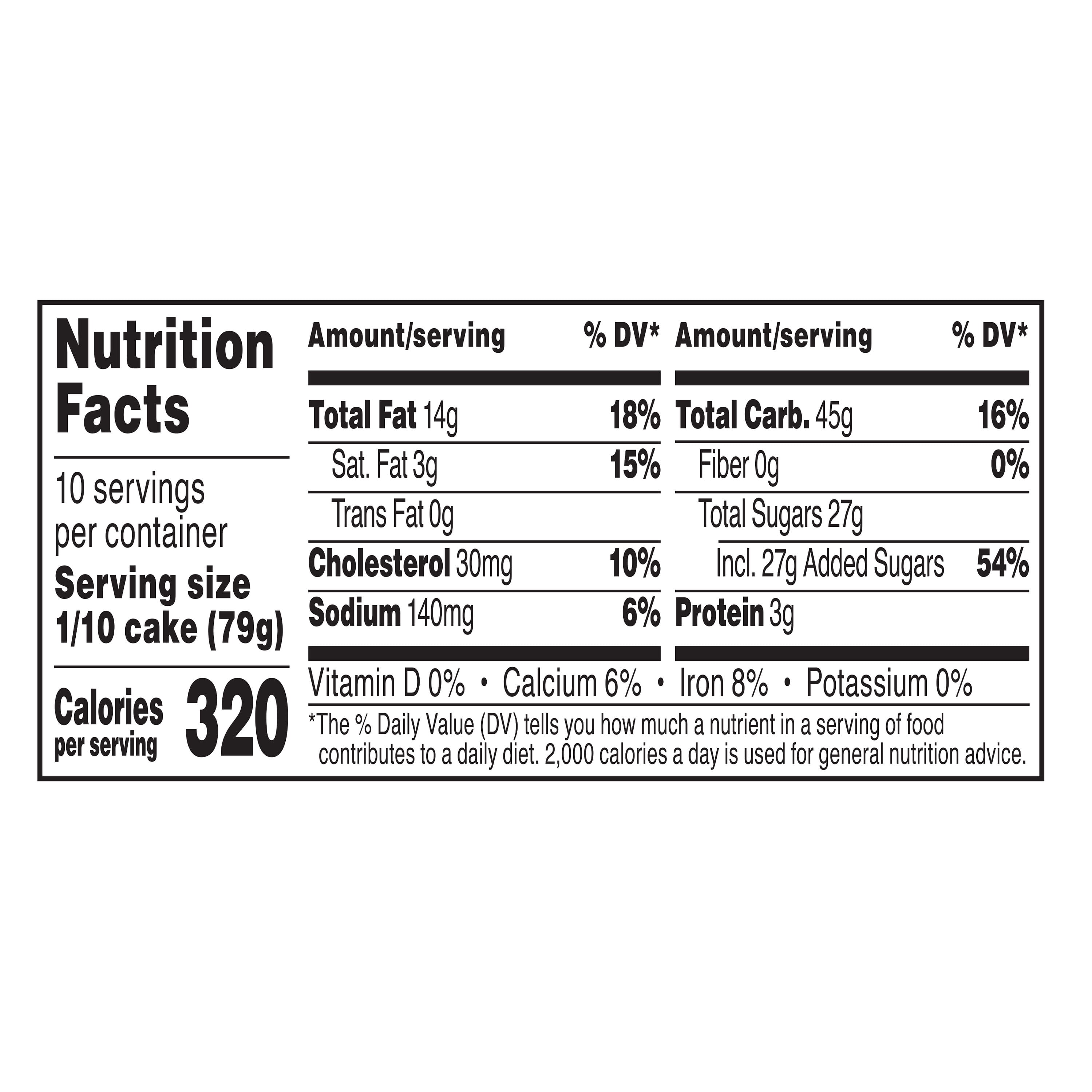 Marketside Strawberry Crème Cake, 28 oz (Shelf Stable)
