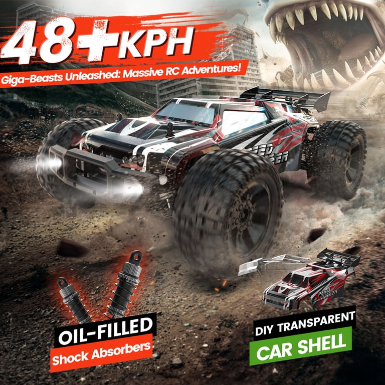 DEERC 9206E 1:10 Scale RC Cars,48+ KM/H Hobby Grade High Speed