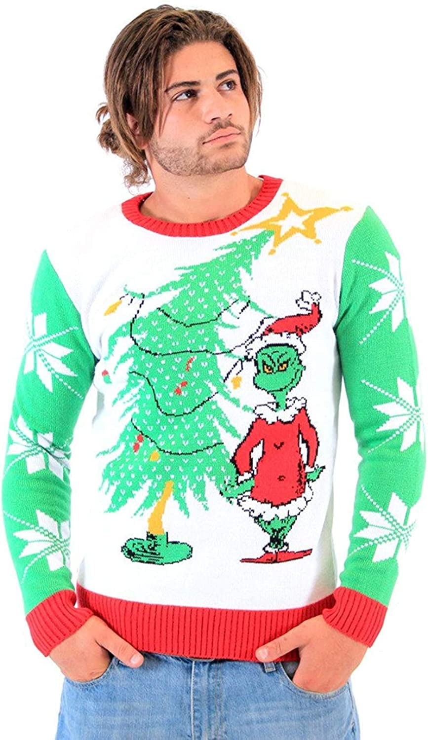 Grinch light up sweater walmart sale