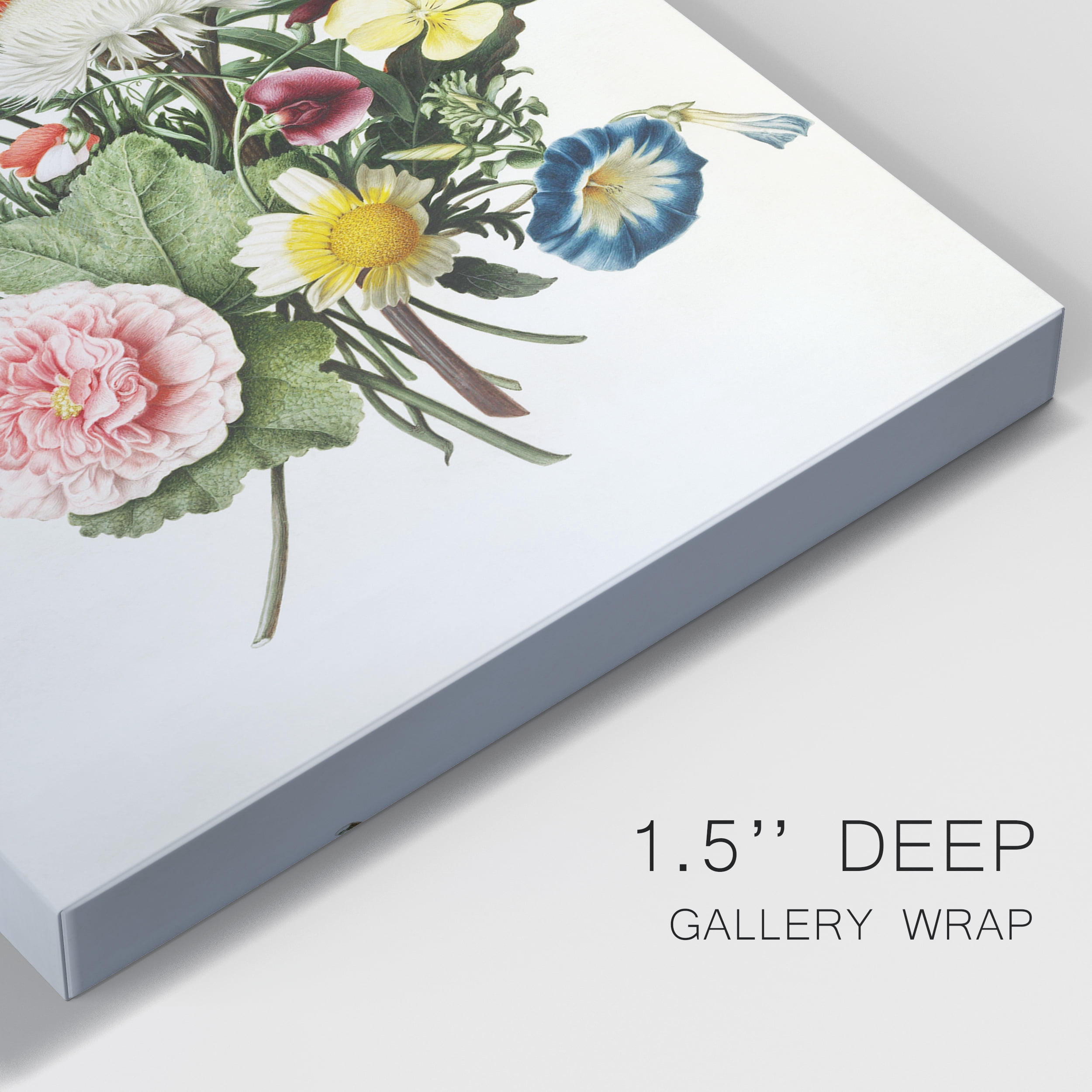 Bouquet of Flowers Premium Gallery Wrapped Canvas - Ready to Hang - 24 x 36