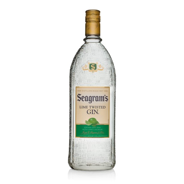 Seagram's Twisted Gin USA Lime 750ml Bottle