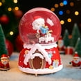 thumbnail image 5 of YingTaiLi Christmas Santa Snow Globe,Christmas Glass Snow Globes Glitter,LED Glitter Music Sonw Globes Water Snowball,for Girls Boys Kids Granddaughters Babies Birthday Gift,Musical, 5 of 6