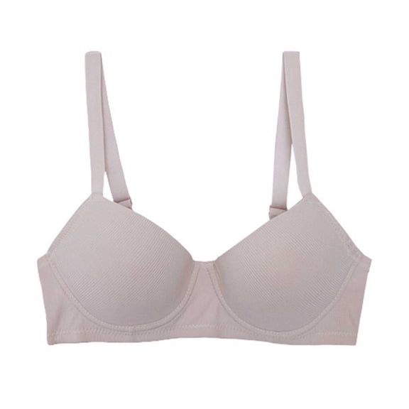Aofany T-Shirt Bras for Women Plus Size Wire Everyday Bras Push up Breathable Solid Color Bras Comfortable Shaping Soft Stretch Bras, 32B/C-40B/C