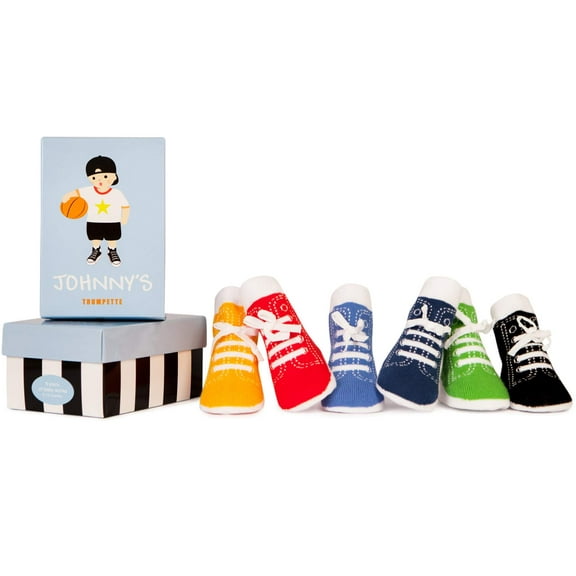 Baby Boys' Johnny's Socks 6-pack (0-12 mo.)