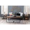 thumbnail image 3 of Powell Ellery Coffee and End Table Set - Brown Wood and Black Metal, 3 of 8