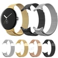 thumbnail image 1 of Stainless Steel Milanese Loop Strap For Google Pixel Watch Band Metal Wrist Belt, 1 of 3