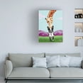 thumbnail image 3 of Brian Rubenacker 'Giraffe Kisses' Canvas Art, 3 of 3