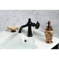 thumbnail image 2 of Kingston Brass KS3540RX Belknap One-Handle Single-Hole Bathroom Faucet with Push Pop-Up Drain, Matte Black, 2 of 7