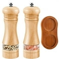 thumbnail image 2 of Acacia Wood Salt and Pepper Grinder Set, 2 of 5