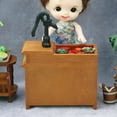 thumbnail image 4 of HERFIER Miniature Sink & Cabinet Set for Dollhouse Bedroom Furniture Toy, 4 of 9