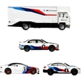 thumbnail image 3 of Hot Wheels Premium Collect Display Sets with 3 1:64 Scale Die-Cast Cars & 1 Team Transport Vehicle, Collectors’ Favorites, 3 of 6