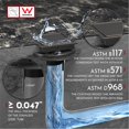 thumbnail image 5 of WEBANG 4 Inch Square Shower Drain Bronze Floor Drain with Flange Reversible 2-in-1 Cover Tile Insert Grate Removable SUS304 Stainless Steel CUPC Certified Oil Rubbed Bronze, 5 of 5