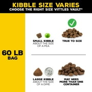 Gamma2 Vittles Vault Outback Stackable Plastic Dry Pet Food Storage Container for Dogs, Gray, 60 Pound Capacity