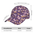 thumbnail image 2 of Balery Butterflies And Floral Gorra de béisbol de tamaño ajustable para correr, entrenar y actividades al aire libre. Gorra de papá para todas las estaciones., 2 of 6