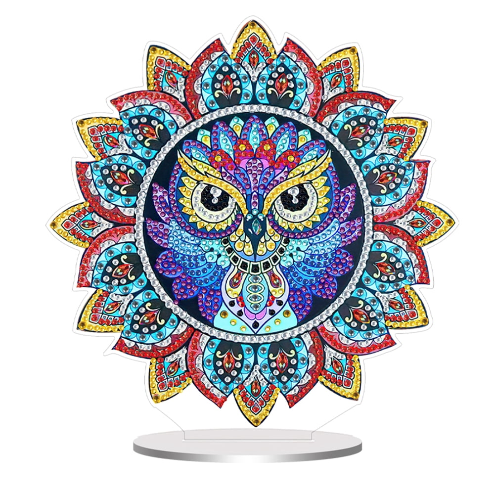 Kits Arte Diamantes Escritorio Mandala Forma Especial Redonda PVC Para Adultos | En Línea