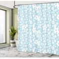 thumbnail image 4 of Ambesonne Floral Shower Curtain, Daisy Blossom Spring Print, 69"Wx84"L, Pale Blue, 4 of 4
