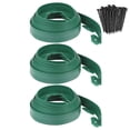 thumbnail image 1 of Uxcell Garden Edging - 60 Feet Plastic Landscape Edging Border with 54 PCS Spikes (3 Set of 20FT x 2IN, Green), 1 of 7