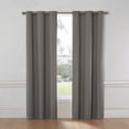 thumbnail image 2 of Nikki Polyester and Thermaback 0.25" Blackout Curtain Panel with 1.65" Antique Grommets and Foam Back, 2 of 2