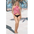 thumbnail image 3 of HAPPY BAY Women's Beach Swimwear Bikini Swimsuit Wrap Sarong One Size Zebra Skin, Pink, 3 of 5