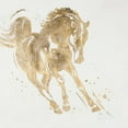thumbnail image 2 of Pinto, Patricia 15x15 White Modern Wood Framed Museum Art Print Titled - Spirit Horse Gold, 2 of 4