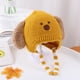 thumbnail image 4 of Gorro de lana para niños de otoño e invierno, lindo y súper lindo, gorro cálido con protección para las orejas para niños, 4 of 5